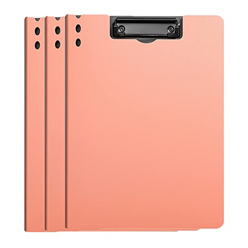 A4 Clipboard Foldover for Document Organizing Students Teacher Coach Plastic Writing Folder for A4 Size Paper Pack of 3 Folder Clipboard for A4 Paper von BXGH