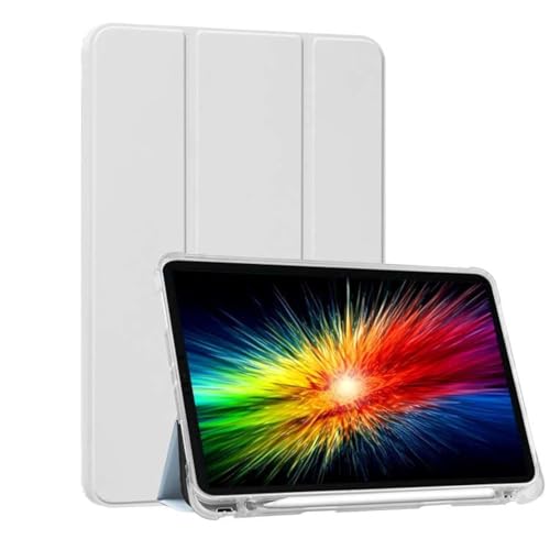 BXGH Case für iPad Pro 11 Zoll 2022 (4. Generation)/2021 (3. Generation)/2020 (2. Generation), iPad Smart Case, Timer zum Wecken/Schlafen - Grau von BXGH