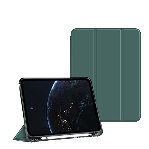 BXGH iPad Pro 11 Zoll Tasche 2022/2021 / 2020/2018, Slim Stand Hard Back Shell Smart Cover für iPad Pro 11 Zoll 4. Generation 2022/3. Gen 2021/2. Gen 2020/1. Gen 2018 -Dunkelgrün von BXGH