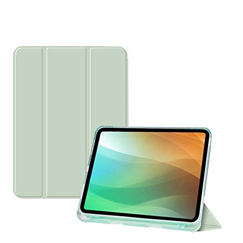 BXGH ipad 10,2 Zoll Hülle 7/8/9. Generation Schutz 2019/2020/2021, schützende Ledertasche, Verstellbarer Ständer, automatisches Wecken/Schlafen Smart Case für Apple ipad 10,2 Zoll (Matcha Green) von BXGH