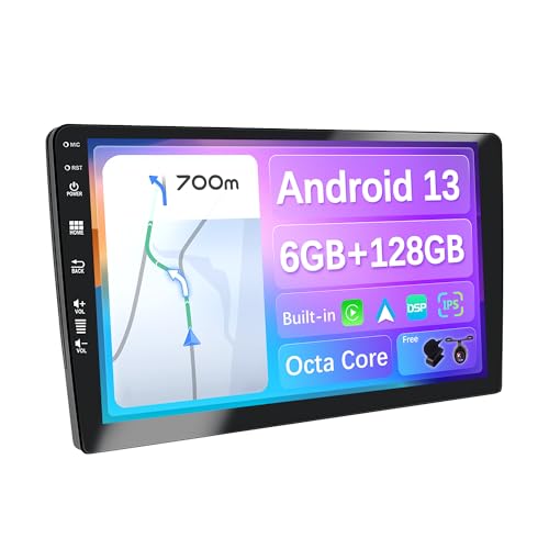 BXLIYER |6G+128G - Octa Core| Android 13 Dopple Din Autoradio GPS Navigation - Kabellos CarPlay/Android Auto/DSP - Kamera & MIC - 10.1 Zoll 2 Din DAB Lenkradsteuerung 360-CAM Dual-Band WiFi Bluetooth BXLIYER |6G+128G - Octa Core| Android 13 Dopple Din Autoradio GPS Navigation - Kabellos CarPlay/Android Auto/DSP - Kamera & MIC - 10.1 Zoll 2 Din DAB Lenkradsteuerung 360-CAM Dual-Band WiFi Bluetooth von BXLIYER