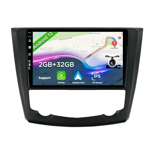 BXLIYER Android 12 Autoradio für Renault Kadjar (2015-2019) - Rückfahrkamera KOSTENLOS - 2G+32G - IPS 9 Zoll 2 Din - DAB Lenkradsteuerung WiFi Carplay Android Auto Bluetooth DSP von BXLIYER