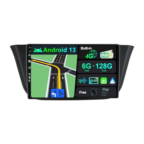BXLIYER [Eingebaut 4G DAB] 6G+128G - Android 13 Autoradio für Iveco Daily VI (2014-2021) - Kabellos Carplay/Android Auto - Kamera + MIC - IPS 9 Zoll 2 Din - Lenkradsteuerung Fast-boot 360-CAM HDMI DSP von BXLIYER