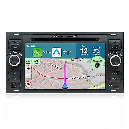 JOYX Android 10 Autoradio Passt für Ford C-Max/Focus/Galaxy/Mondeo - 【2G+32G】- Rückfahrkamera KOSTENLOS von BXLIYER