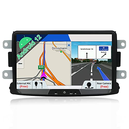 JOYX Android 12 Autoradio Passt für Renault Duster/Dacia Sandero/Lada Xray 2/Renault Captur/Logan 2 - GPS 2 Din 8”- Rückfahrkamera Canbus KOSTENLOS - 2G+32G - Mit Lenkradsteuerung 4G WiFi DAB Carplay von BXLIYER