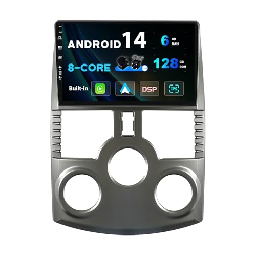 SXAUTO Android 13-6G+128G - IPS Autoradio Passt für Toyota Rush/Daihatsu/Terios (2006-2016) - Eingebaut Carplay/Android Auto/DSP - LED Kamera + MIC - DAB SWC WiFi Fast-Boot 360-CAM - 2 Din 9 Zoll von BXLIYER