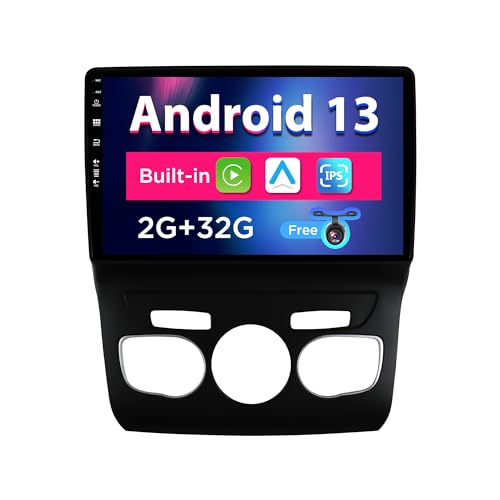 SXAUTO Android 13 IPS Autoradio für Citroen C4 C4L DS4 (2013-2017) - Eingebaut CarPlay/Android Auto - Rückfahrkamera KOSTENLOS - 2G+32G - Lenkradsteuerung DAB Fast-Boot WiFi DSP -2 Din 10.1 Zoll von BXLIYER