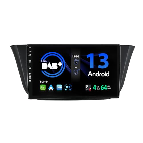 SXAUTO - Built-in DAB - Android 13 IPS Autoradio für Iveco Daily VI (2014-2021) - Eingebaut Carplay/Android Auto - LED Kamera + MIC - 4G+64G - 360-CAM Lenkradsteuerung Fast-Boot WiFi - 2 Din 9 Zoll von BXLIYER