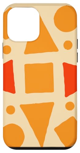 Geometrische abstrakte Dreiecke Kreise Quadrate Hellorange Hülle für iPhone 12 mini Geometrische abstrakte Dreiecke Kreise Quadrate Hellorange Hülle für iPhone 12 mini von BY CRADOX CREATIVE