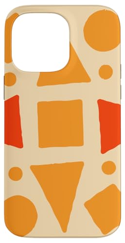 Geometrische abstrakte Dreiecke Kreise Quadrate Hellorange Hülle für iPhone 14 Pro Max Geometrische abstrakte Dreiecke Kreise Quadrate Hellorange Hülle für iPhone 14 Pro Max von BY CRADOX CREATIVE