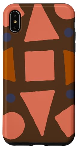 Geometrische abstrakte Dreiecke Kreise und Quadrate braun Hülle für iPhone XS Max Geometrische abstrakte Dreiecke Kreise und Quadrate braun Hülle für iPhone XS Max von BY CRADOX CREATIVE
