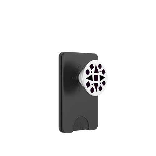 Geometrische abstrakte Dreiecke Kreise und Quadrate schwarz PopSockets PopWallet für MagSafe Geometrische abstrakte Dreiecke Kreise und Quadrate schwarz PopSockets PopWallet für MagSafe von BY CRADOX CREATIVE