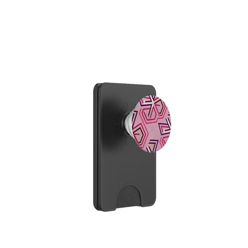 Geometrische abstrakte Muster Dreiecke in Rosa, Lila, Weiß PopSockets PopWallet für MagSafe Geometrische abstrakte Muster Dreiecke in Rosa, Lila, Weiß PopSockets PopWallet für MagSafe von BY CRADOX CREATIVE