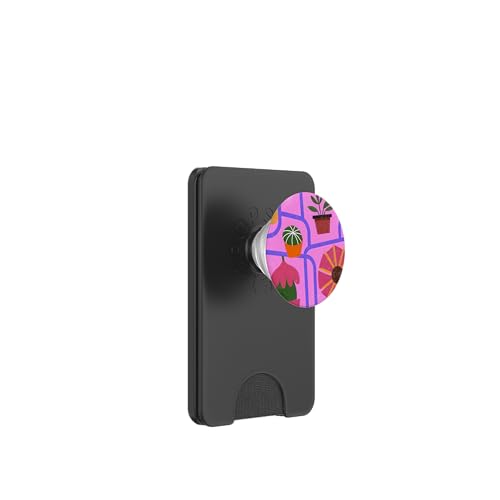 Geometrische abstrakte Retro-Kaktuspflanzen im südwestlichen Stil PopSockets PopWallet für MagSafe Geometrische abstrakte Retro-Kaktuspflanzen im südwestlichen Stil PopSockets PopWallet für MagSafe von BY CRADOX CREATIVE