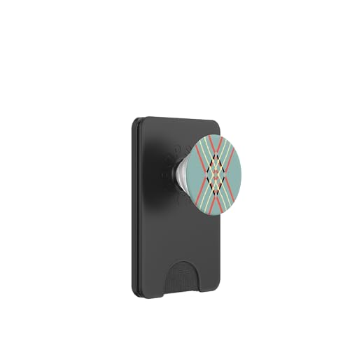 Geometrisches abstraktes Muster, Retro-Linie, weich, grün, orange PopSockets PopWallet für MagSafe Geometrisches abstraktes Muster, Retro-Linie, weich, grün, orange PopSockets PopWallet für MagSafe von BY CRADOX CREATIVE