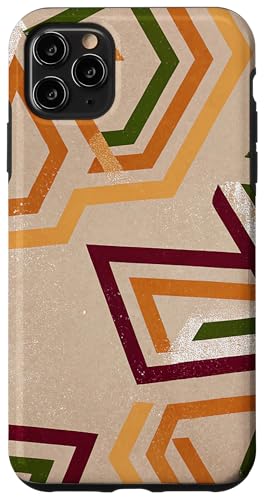 Geometrisches abstraktes Muster, braune, grüne und orangefarbene Dreiecke Hülle für iPhone 11 Pro Max Geometrisches abstraktes Muster, braune, grüne und orangefarbene Dreiecke Hülle für iPhone 11 Pro Max von BY CRADOX CREATIVE