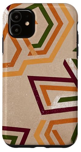 Geometrisches abstraktes Muster, braune, grüne und orangefarbene Dreiecke Hülle für iPhone 11 Geometrisches abstraktes Muster, braune, grüne und orangefarbene Dreiecke Hülle für iPhone 11 von BY CRADOX CREATIVE