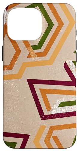 Geometrisches abstraktes Muster, braune, grüne und orangefarbene Dreiecke Hülle für iPhone 16 Pro Max Geometrisches abstraktes Muster, braune, grüne und orangefarbene Dreiecke Hülle für iPhone 16 Pro Max von BY CRADOX CREATIVE