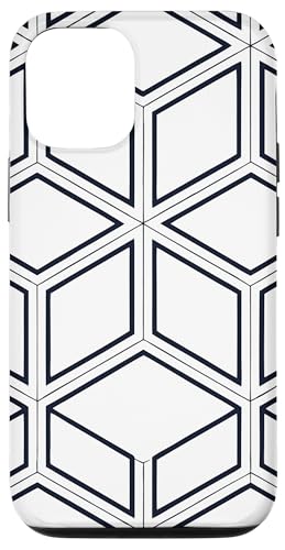 Geometrisches schwarz-weißes isometrisches optisches Täuschungsmuster Hülle für iPhone 12/12 Pro Geometrisches schwarz-weißes isometrisches optisches Täuschungsmuster Hülle für iPhone 12/12 Pro von BY CRADOX CREATIVE