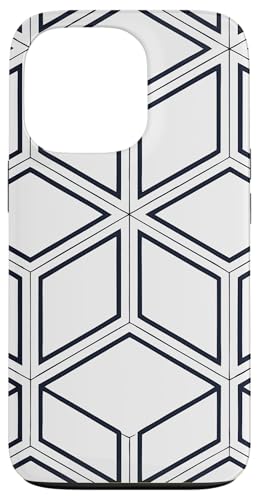Geometrisches schwarz-weißes isometrisches optisches Täuschungsmuster Hülle für iPhone 13 Pro Geometrisches schwarz-weißes isometrisches optisches Täuschungsmuster Hülle für iPhone 13 Pro von BY CRADOX CREATIVE