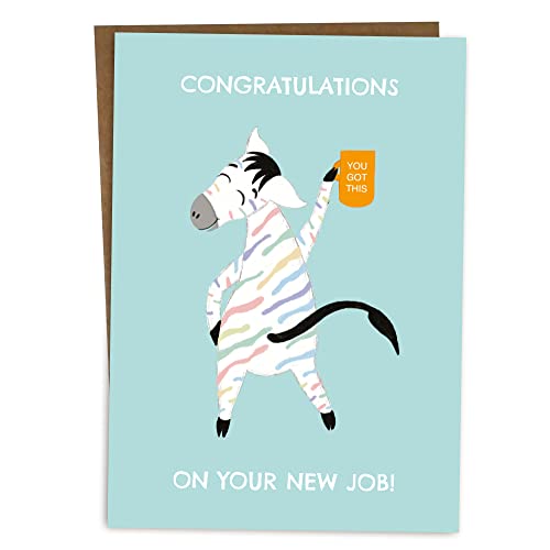 A6 Neue Job-Karte mit Aufschrift "Congratulations On Your New Job Card For Colleagues Well Done Gifts Proud Of You Good Luck Sorry You Are Leaving BYANIKA von BYANIKA