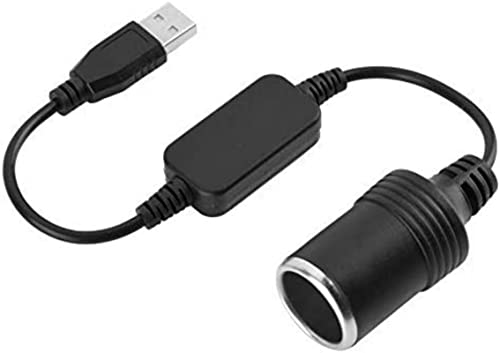 USB A Stecker auf 12V Auto Zigarettenanzünder Buchse Konverter,Auto-Zigarettenanzünder,USB Port Power Converter für GPS Dashcam von BYARSS