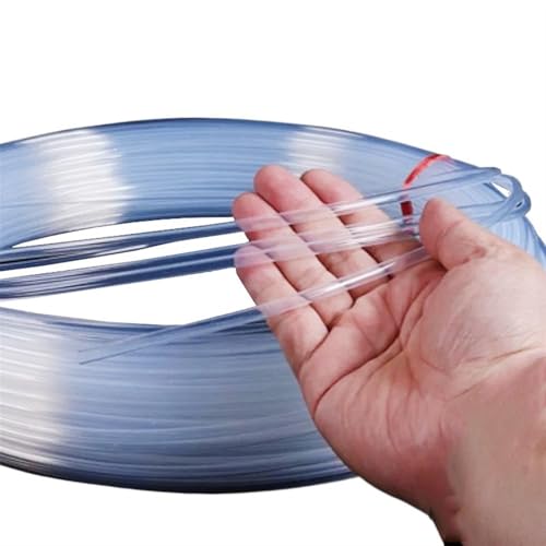 Glattes Rohr 3D-Druckerteile PTFE-Schlauch Klares Rohr 2,5 x 4 mm Transparenter PTFE-Schlauch Weniger Reibung(30 meter) von BYBYB