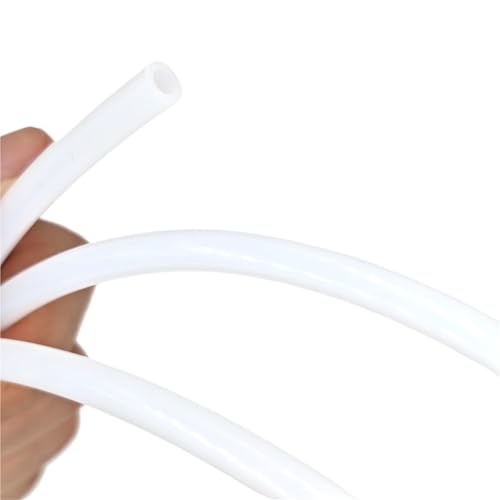 Glattes Rohr PTFE-Schlauch, 600 V ID, 1 mm bis 15 mm, F46, isolierter Schlauch, starres Rohr, Temperatur- und Korrosionsbeständigkeit Weniger Reibung(ID 6mm x 9mm) von BYBYB