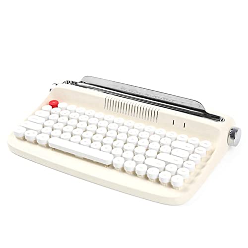 BYCUFF Bluetooth Schreibmaschine für Büro, mechanisches Gefühl, Universal, rund, für Laptop, C von BYCUFF