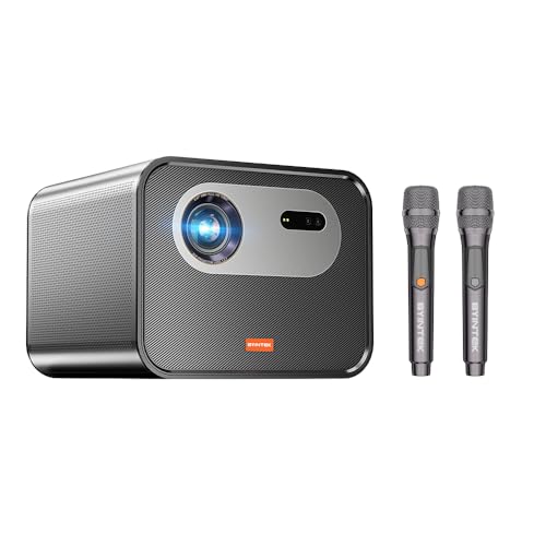 BYINTEK R90Rock DLP Beamer Projektor, 3D-Projektor mit automatischem Fokus TOF und Mikrofon, 2200 ANSI, Android 11.0, Native Full HD 4K-Unterstützung, für Heimkino/Business/Spiele/Powerpoint BYINTEK R90Rock DLP Beamer Projektor, 3D-Projektor mit automatischem Fokus TOF und Mikrofon, 2200 ANSI, Android 11.0, Native Full HD 4K-Unterstützung, für Heimkino/Business/Spiele/Powerpoint von BYINTEK
