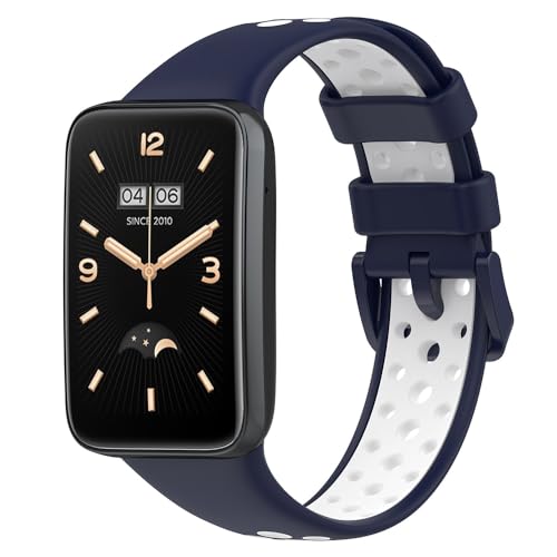 BYISYUE Breathable Ersatzarmband für Xiaomi Smart Band 7 Pro/Mi Band 7 Pro, Sport Armband Uhrenarmband, Silikon Armbänder für Xiaomi Smart Band 7 Pro BYISYUE Breathable Ersatzarmband für Xiaomi Smart Band 7 Pro/Mi Band 7 Pro, Sport Armband Uhrenarmband, Silikon Armbänder für Xiaomi Smart Band 7 Pro von BYISYUE