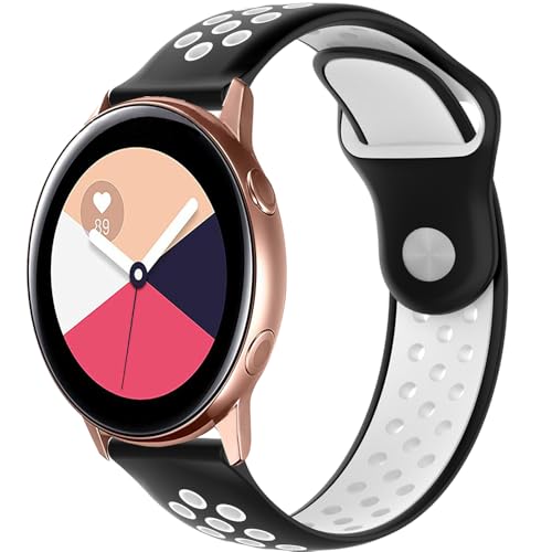 Breathable Ersatzarmband für Garmin Approach S50/S42/S40/S12, 20mm Sport Armband Uhrenarmband, Silikon Armbänder für Garmin Forerunner 55/165 Music/158/D2 Air X10/Vivomove Trend Breathable Ersatzarmband für Garmin Approach S50/S42/S40/S12, 20mm Sport Armband Uhrenarmband, Silikon Armbänder für Garmin Forerunner 55/165 Music/158/D2 Air X10/Vivomove Trend von BYISYUE