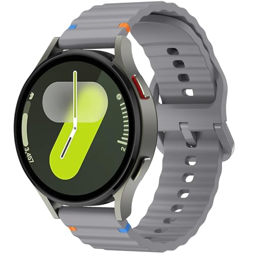 Ersatzarmband für Garmin Forerunner 55/165 Music/158/D2 Air X10/Vivomove Trend, 20mm Sport Armband Uhrenarmband, Silikon Armbänder für Garmin Approach S50/S42/S40/S12 Ersatzarmband für Garmin Forerunner 55/165 Music/158/D2 Air X10/Vivomove Trend, 20mm Sport Armband Uhrenarmband, Silikon Armbänder für Garmin Approach S50/S42/S40/S12 von BYISYUE