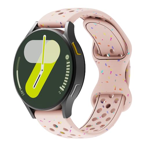 Sport Ersatzarmband für Garmin Approach S50/S42/S40/S12, 20mm Breathable Armband Uhrenarmband, Silikon Armbänder für Garmin Forerunner 55/165 Music/158/D2 Air X10/Vivomove Trend Sport Ersatzarmband für Garmin Approach S50/S42/S40/S12, 20mm Breathable Armband Uhrenarmband, Silikon Armbänder für Garmin Forerunner 55/165 Music/158/D2 Air X10/Vivomove Trend von BYISYUE