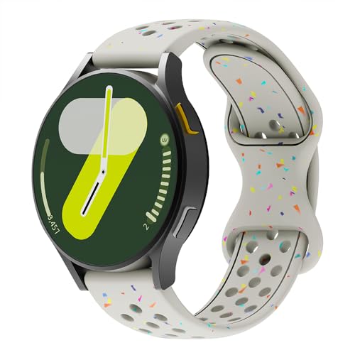Sport Ersatzarmband für Huawei Watch GT 2 42mm/Watch GT 3 42mm/Watch GT 3 Pro 43mm/Watch 2, 20mm Breathable Armband Uhrenarmband, Silikon Armbänder für Realme Watch Sport Ersatzarmband für Huawei Watch GT 2 42mm/Watch GT 3 42mm/Watch GT 3 Pro 43mm/Watch 2, 20mm Breathable Armband Uhrenarmband, Silikon Armbänder für Realme Watch von BYISYUE