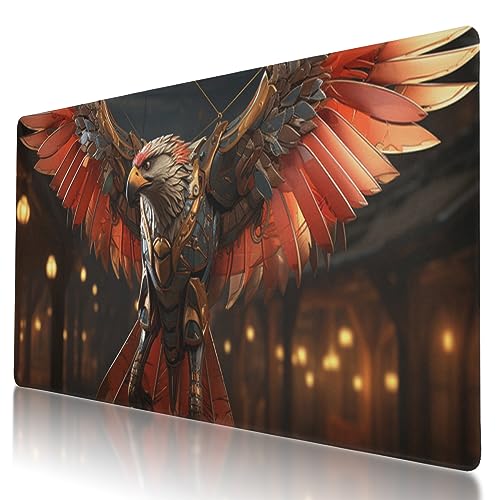 BYJUMB Großes Drachen-Mauspad, 90 x 40 cm, mit Anti-Ray-Nähten, rutschfester Gummiunterseite, ideal für Gaming und Büro BYJUMB Großes Drachen-Mauspad, 90 x 40 cm, mit Anti-Ray-Nähten, rutschfester Gummiunterseite, ideal für Gaming und Büro von BYJUMB
