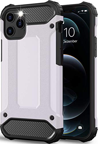 BYONDCASE iPhone 12 Pro Max Handyhülle Silber [iPhone 12 Pro Max Panzer Outdoor Hülle] Hardcase Ultra Slim kompatibel mit dem iPhone 12 Pro Max Case von BYONDCASE