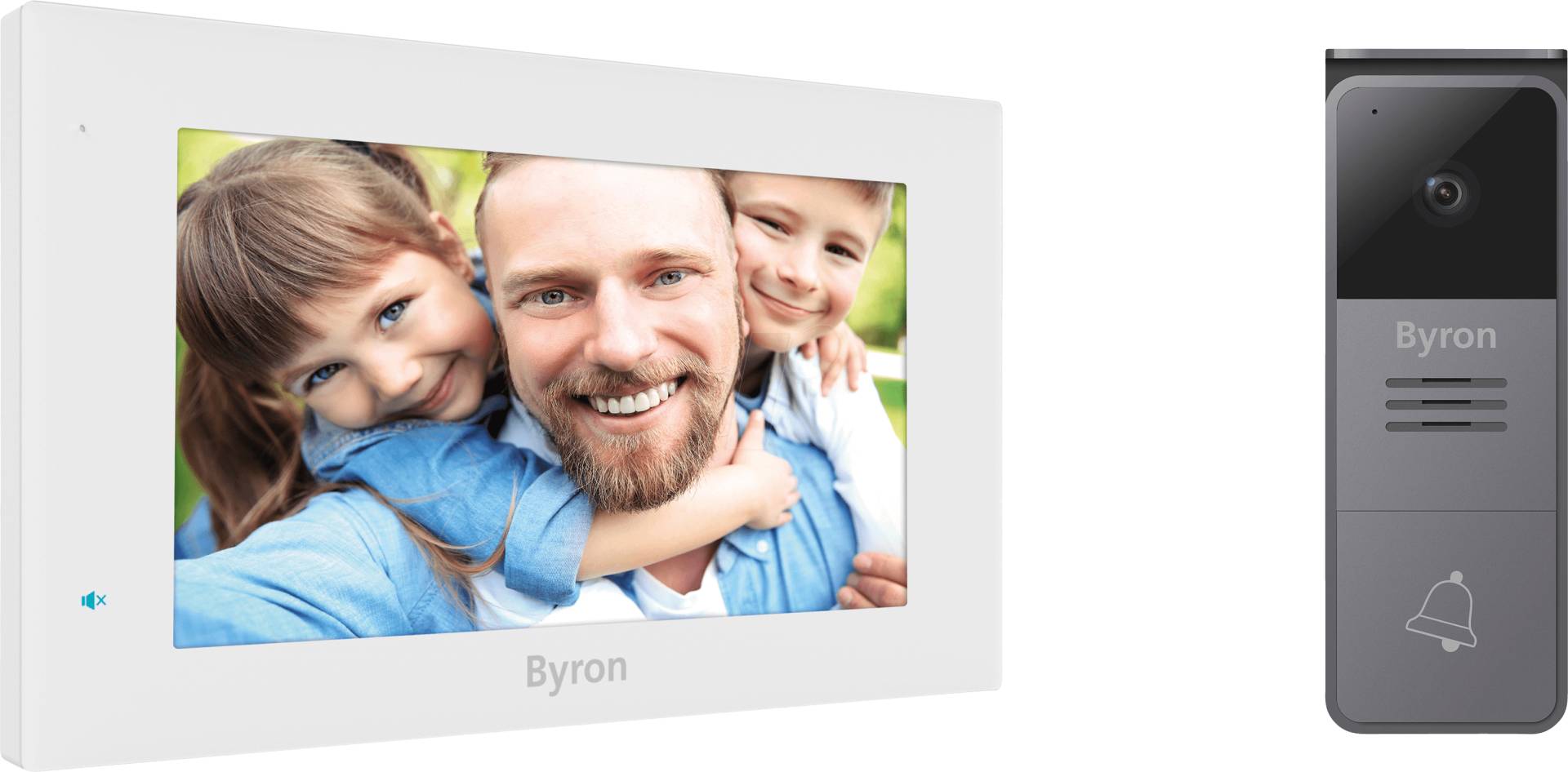 BYR DIC-24712 - Video-Türsprechanlage für Einfamilienhaus von BYRON