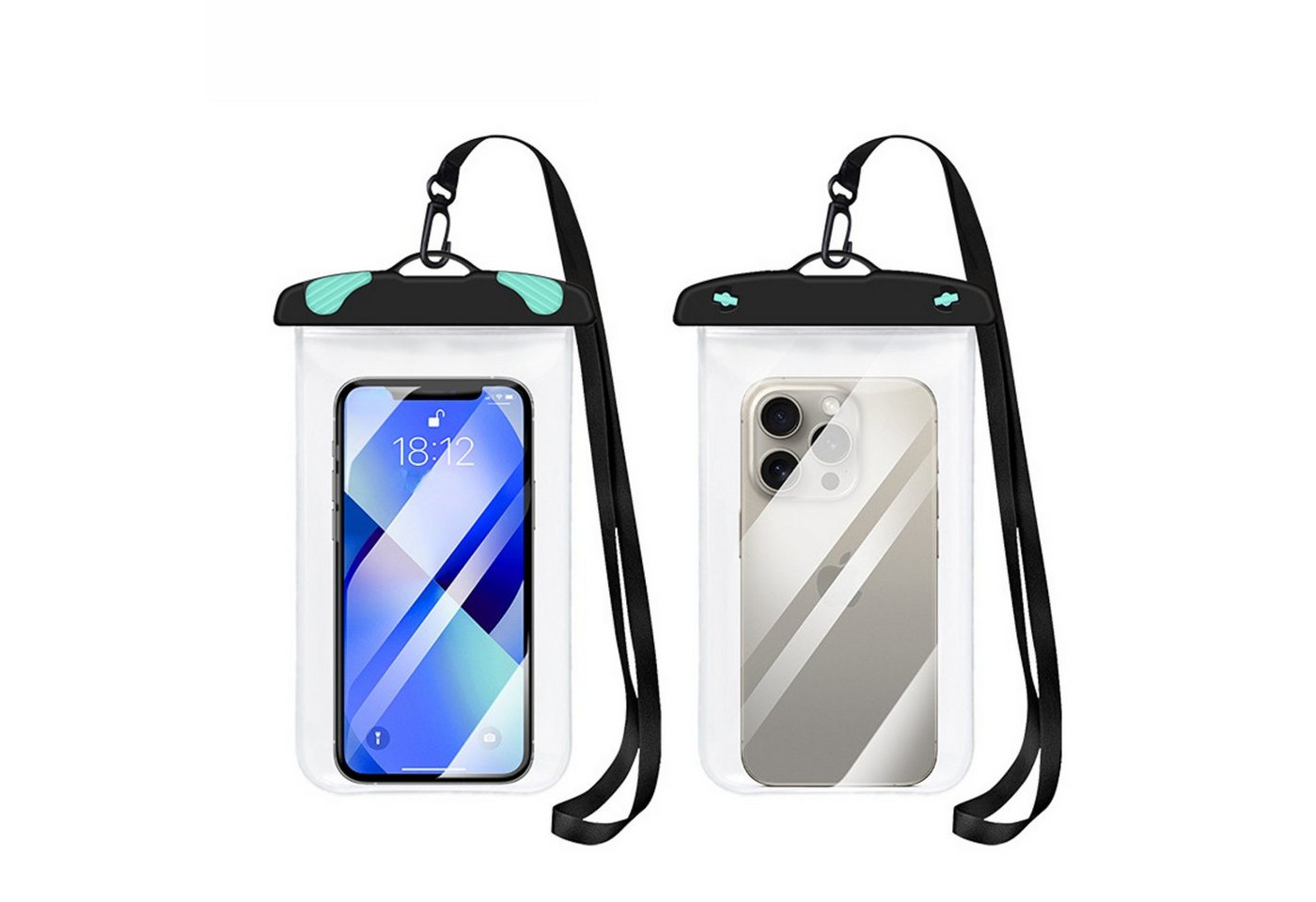 BYSURE Smartphone-Hülle, 7,5 Zoll PVC-Handy-wasserdichte Tasche BYSURE Smartphone-Hülle, 7,5 Zoll PVC-Handy-wasserdichte Tasche von BYSURE