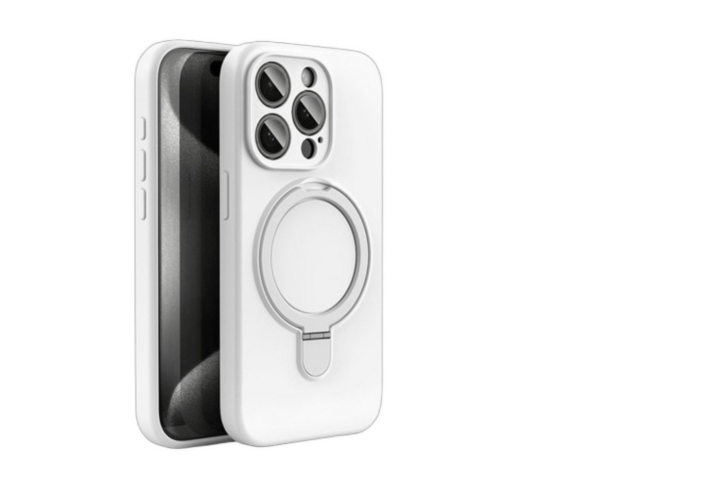 BYSURE Smartphone-Hülle, iPhone 16 Magnetische Handyhülle mit Halterung BYSURE Smartphone-Hülle, iPhone 16 Magnetische Handyhülle mit Halterung von BYSURE