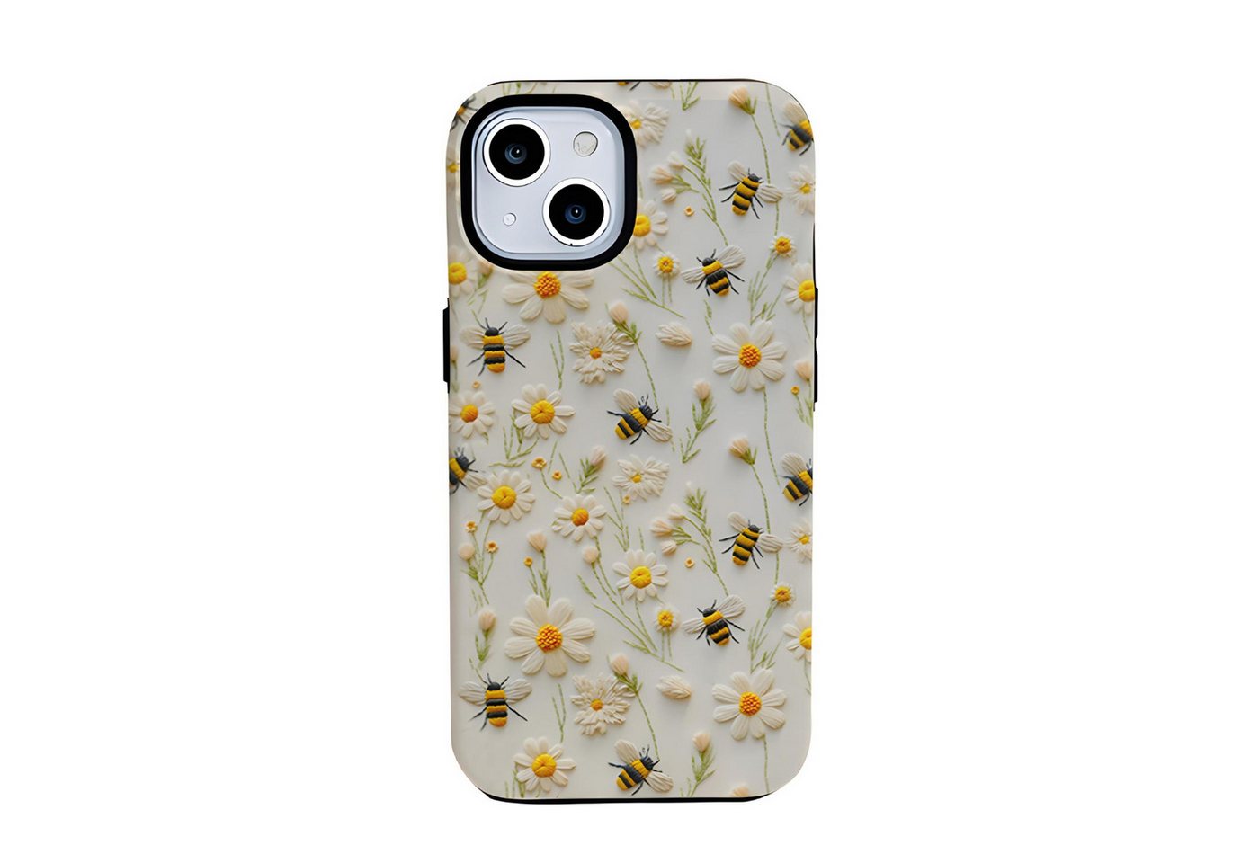 BYSURE Smartphone-Hülle, iPhone 16-Telefonhülle mit Stickerei-Imitation BYSURE Smartphone-Hülle, iPhone 16-Telefonhülle mit Stickerei-Imitation von BYSURE