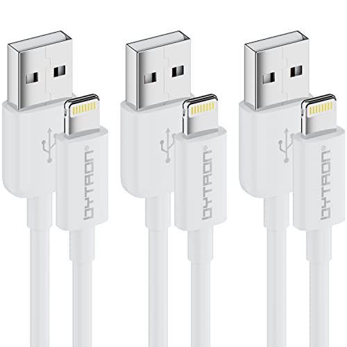 BYTRON Kabel [MFI], 3 Stück, kompatibel mit iPhone, iPad, iPod, AirPods Lightning von BYTRON