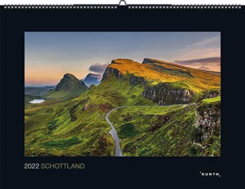 Schottland 2022: Wandkalender (KUNTH Wandkalender Black Edition 60 x 45 cm) von BYUP