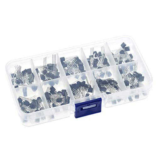 BYUTFA BC337 BC327 2N2222 2N2907 2N3904 2N3906 S8050 S8550 A1015 C1815 10 Werte x 20 Stück Transistoren Box Transistor TO-92 BYUTFA BC337 BC327 2N2222 2N2907 2N3904 2N3906 S8050 S8550 A1015 C1815 10 Werte x 20 Stück Transistoren Box Transistor TO-92 von BYUTFA