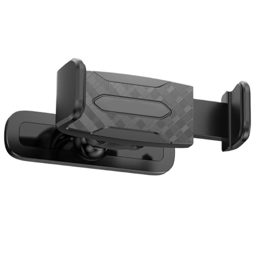 BYYLECL Handyhalterung aus Aluminiumlegierung, um 360 Grad drehbar, mit 4,7–6,5 cm Smartphones, Magnetfuß, Handyhalterung für Fitnessgeräte, Kühlschrank, Auto von BYYLECL
