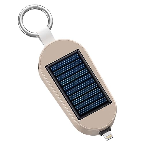 Bank-Schlüsselanhänger, 3000 mAh, große Kapazität, Mini-2-in-1-Reise-Powerbank, kabelloses magnetisches Ladegerät für Android-Uhr, Telefon, Milchtee, Farbe von BYYLECL