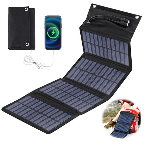 10W Faltbares Solarpanel - Tragbares Solar Ladegerät 5V 2USB Solar Panel Wasserdicht für Outdoor-Aktivitäten, Camping Solar Charger Handy Powerbank Solarpanel 10W Faltbares Solarpanel - Tragbares Solar Ladegerät 5V 2USB Solar Panel Wasserdicht für Outdoor-Aktivitäten, Camping Solar Charger Handy Powerbank Solarpanel von BYZESTY