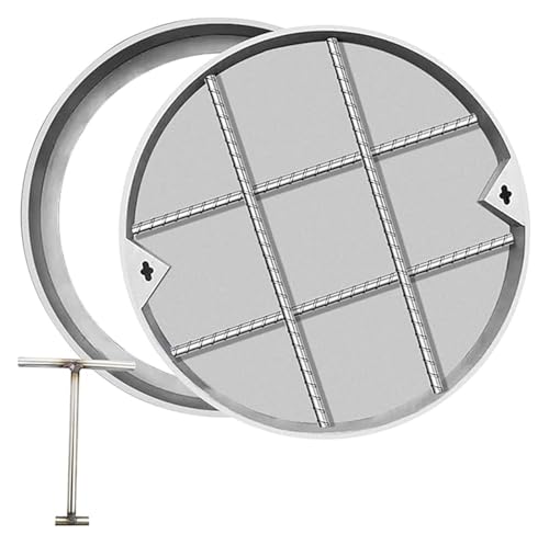 Schachtabdeckung Abdeckung For Auffangbecken For Parkplätze/Straßen/Decks, Rund, 40 Zoll, 38 Zoll, 36, 30, 28, 24, 20, 18, 16, 14, 12 Zoll, Verstärkter Inspektionsdeckel Aus Edelstahl Mit Haken, Decke Schachtabdeckung Abdeckung For Auffangbecken For Parkplätze/Straßen/Decks, Rund, 40 Zoll, 38 Zoll, 36, 30, 28, 24, 20, 18, 16, 14, 12 Zoll, Verstärkter Inspektionsdeckel Aus Edelstahl Mit Haken, Decke von BYZOMU