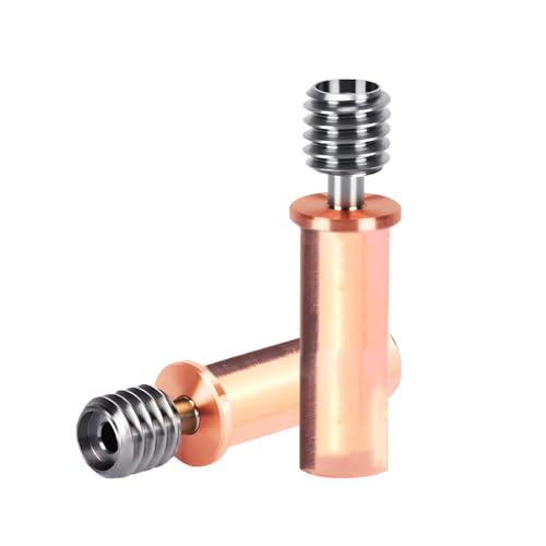BZ 3D Kobra 2 BiMetall Heatbreak,Upgrade Kupfer+Titanlegierung All Metal Bi-Metall Heatbreak für Kobra 2,Kobra 2 Max,Kobra 2 Neo,Kobra 2 Pro,Kobra 2 Plus 3D Drucker Hotend.(2 Stück) von BZ 3D