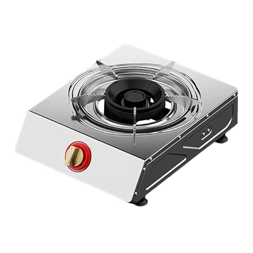BZJPRFC Gasherd, 5,2 KW-Gaskocher, Gas-/LP-Gas-Umrüstherd, Innenregler Aus Edelstahl for Die Gastronomie, Mit Flammendurchschlagschutz, for Die Küche Zu Hause(LPG) von BZJPRFC